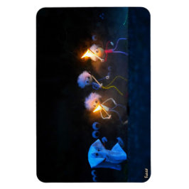 Fubby's op spooktocht, halloween grap. magnet