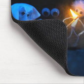 Fubby's op spooktocht, halloween grap. mousepad (Ecke)