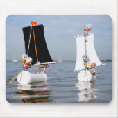 Fubby's op zee tegen plastic vervuiling. mousepad (Vorne)