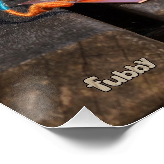 Fubby's spelen 'mens erger je niet !'. poster (Ecke)