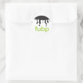 FUBP RUNDER AUFKLEBER (Tasche)