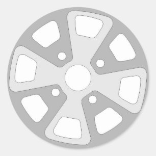 Fuchs 4 Bolzenaufkleber Runder Aufkleber