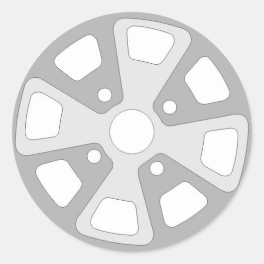 Fuchs 4 Bolzenaufkleber Runder Aufkleber (Vorderseite)