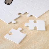 Fuchs als Braut mit Schleier & Herz Puzzle (Seite)