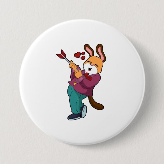 Fuchs als Bräutigam mit Anzug Button (Vorderseite)