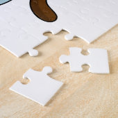 Fuchs als Bräutigam mit Anzug Puzzle (Seite)