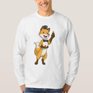 Fuchs als Bräutigam mit Ehering T-Shirt