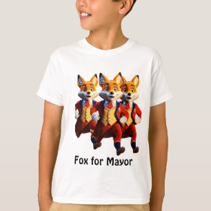 "Fuchs als Bürgermeister: Vintage Vibes T-Shirt" T-Shirt
