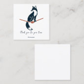 Fuchs am Seil, Shibari Visitenkarte (Vorne/Hinten)