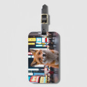 Fuchs am Times Square Gepäckanhänger (Vorderseite Vertikal)