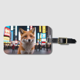 Fuchs am Times Square Gepäckanhänger