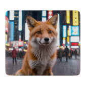 Fuchs am Times Square Schneidebrett (Vorderseite)