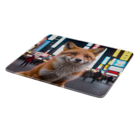 Fuchs am Times Square Schneidebrett (Ecke)