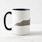 🦊 Fuchs auf dem Felsen Combo Mug Tasse (Links)