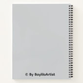 🦊 Fuchs auf dem Spiralblock Notizblock (Rückseite)