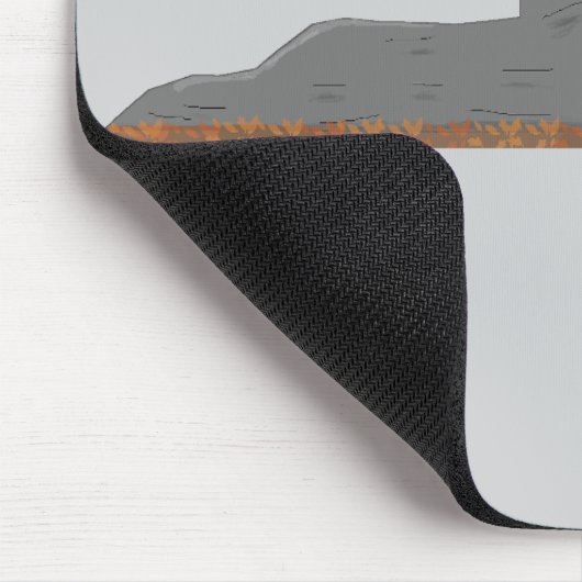 🦊 Fuchs auf der Rock-Mauspad Mousepad (Ecke)