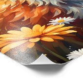 Fuchs auf der Wiese Fotodruck (Ecke)