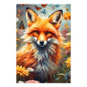 Fuchs auf der Wiese Fotodruck (Vorne)