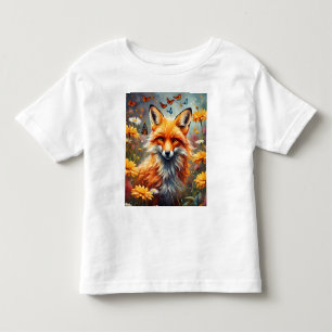 Fuchs auf der Wiese Kleinkind T-shirt