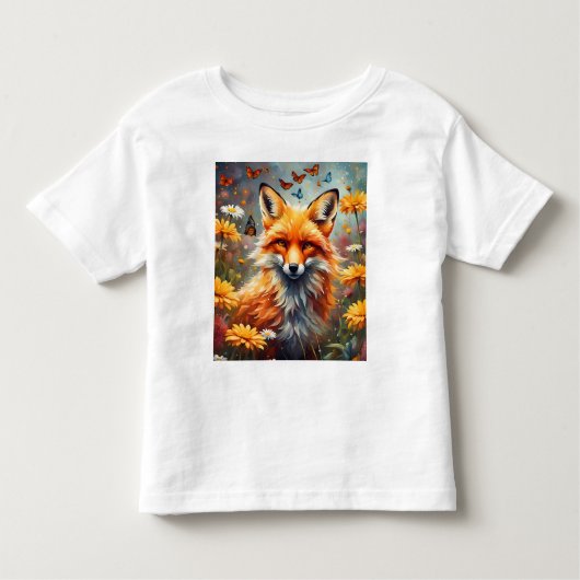 Fuchs auf der Wiese Kleinkind T-shirt (Vorderseite)