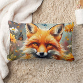 Fuchs auf der Wiese Lendenkissen (Decke)