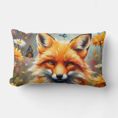 Fuchs auf der Wiese Lendenkissen (Vorderseite)