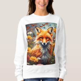 Fuchs auf der Wiese Sweatshirt