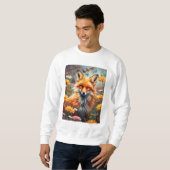 Fuchs auf der Wiese Sweatshirt (Vorne ganz)