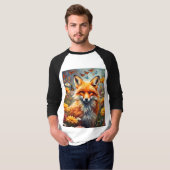 Fuchs auf der Wiese T-Shirt (Vorne ganz)