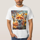 Fuchs auf der Wiese T-Shirt (Vorderseite)
