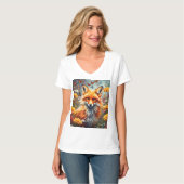 Fuchs auf der Wiese T-Shirt (Vorderseite Vollansicht)