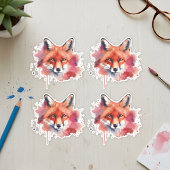 Fuchs Aufkleber