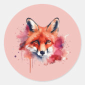 Fuchs Aufkleber (Vorderseite)