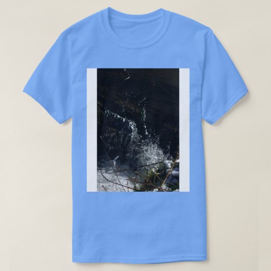 Fuchs-Bach-Wasserfall 2 T-Shirt (Design vorne)