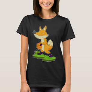 Fuchs Basketballspieler Basketball T-Shirt