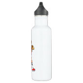 Fuchs beim Fußball Edelstahlflasche (Rechts)