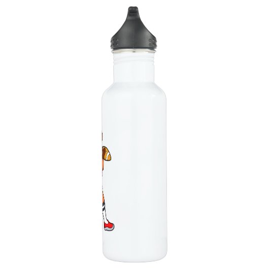 Fuchs beim Fußball Edelstahlflasche (Rechts)