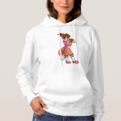 Fuchs beim Fußball Hoodie (Vorderseite)