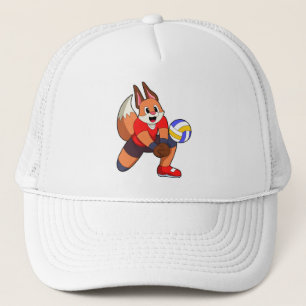 Fuchs beim Volleyballsport Truckerkappe