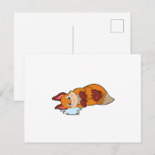 Fuchs beim Weinen Postkarte (Vorne/Hinten)