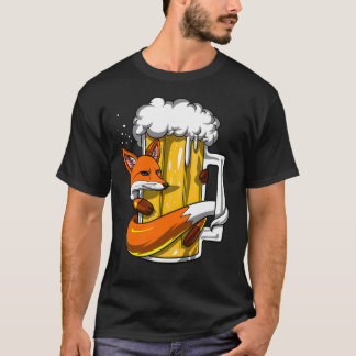 Fuchs Bierliebhaber T-Shirt