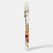 Fuchs-Blumenkrone Aquarell Case-Mate iPhone Hülle (Rückseite / Links)
