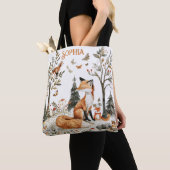 Fuchs Blumenwald Tasche (Von Nahem)