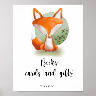 Fuchs - Bücher Karten und Geschenke Poster