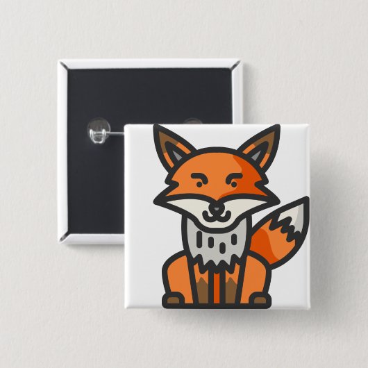 Fuchs Button (Vorne & Hinten)