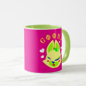 Fuchs Cartoon Tasse (VorderseiteRechts)