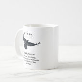 Fuchs Crows Bird Spirit Animal Spaß Quote Totem Mu Kaffeetasse (Vorderseite Links)