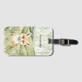Fuchs-Daisy-Blumen Gepäckanhänger (Vorderseite (Horizontal))