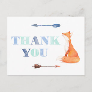Fuchs Dankeschön Karte, Wirtschaft danke Karte