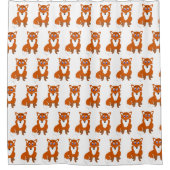 Fuchs Design Duschvorhang (Vorderseite)